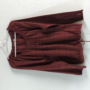 Women's Plaid Blouse